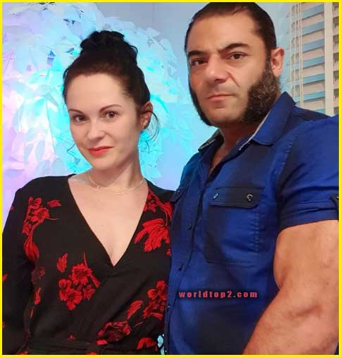 Patrik Baboumian with his wife