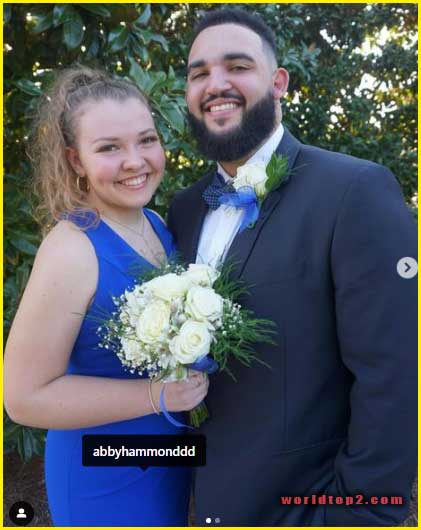 Will Robertson with his girlfriend