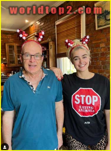 Stefania Ferrario with her father