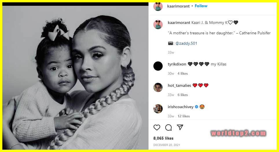 Ja Morant wife and daughter