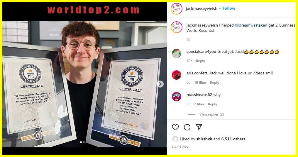 JackSucksAtLife guinness world record