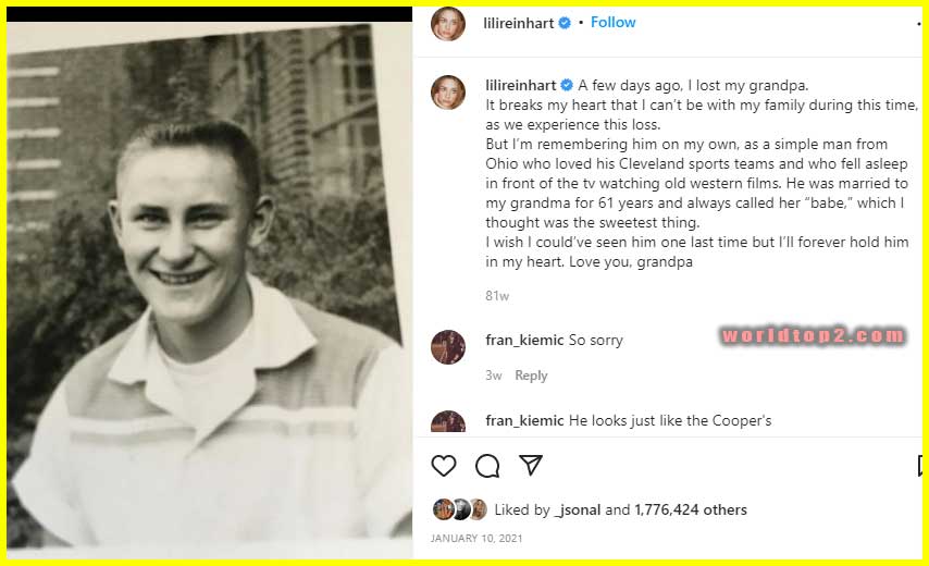 Lili Reinhart grandfather