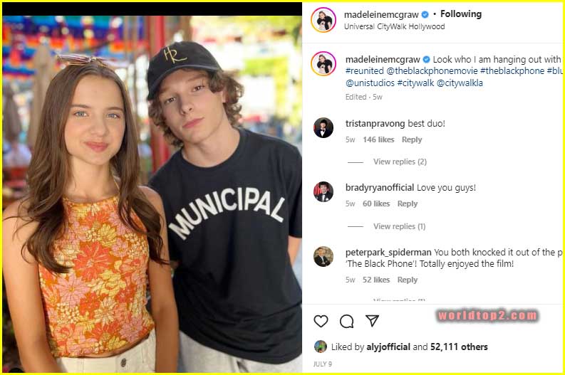 Madeleine McGraw relationship