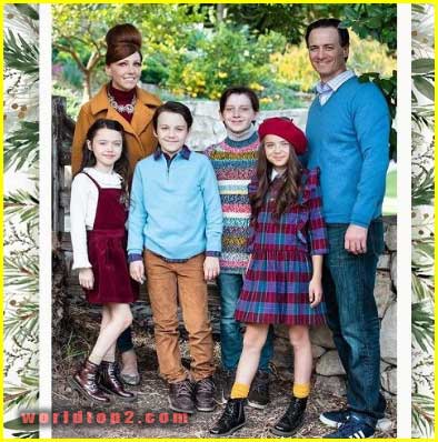 Madeleine McGraw with her parents and siblings