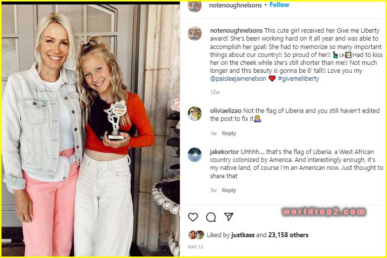 PaisLee Nelson with her mother