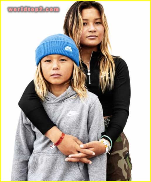 Sky Brown and Ocean Brown