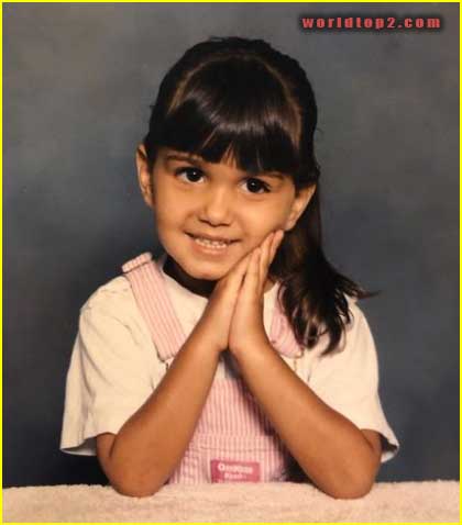 Ashley Sky childhood photo