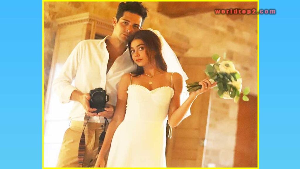 Wells Adams wedding picture