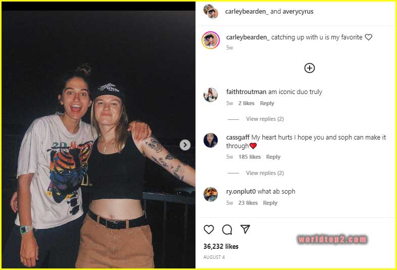 Avery Cyrus with Carley Bearden