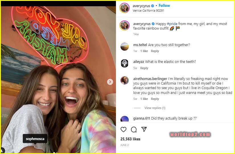 Avery Cyrus with Soph Mosca