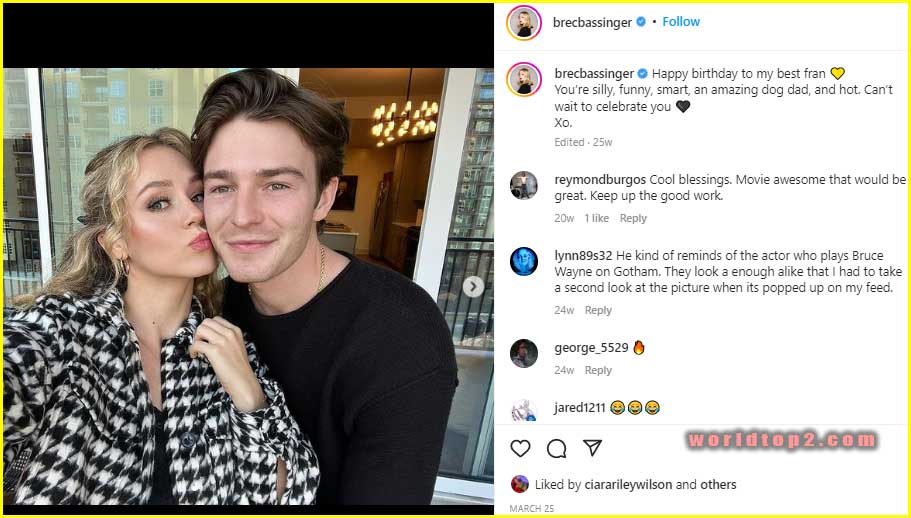 Brec Bassinger with her boyfriend