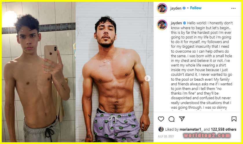 Jayden Croes nefore and after