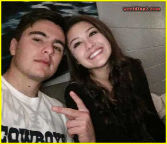 Kirsten Titus with her ex boyfriend