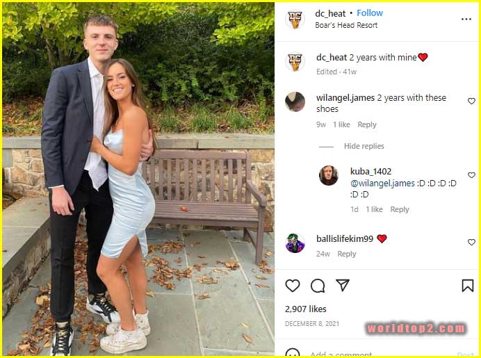 Dc Heat with his girlfriend