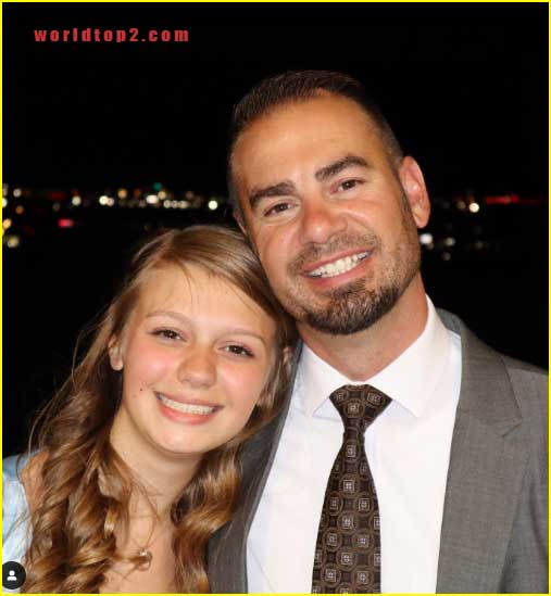 Allie Tannerites with her father