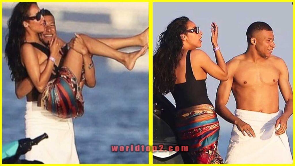 Ines Rau with Mbappe