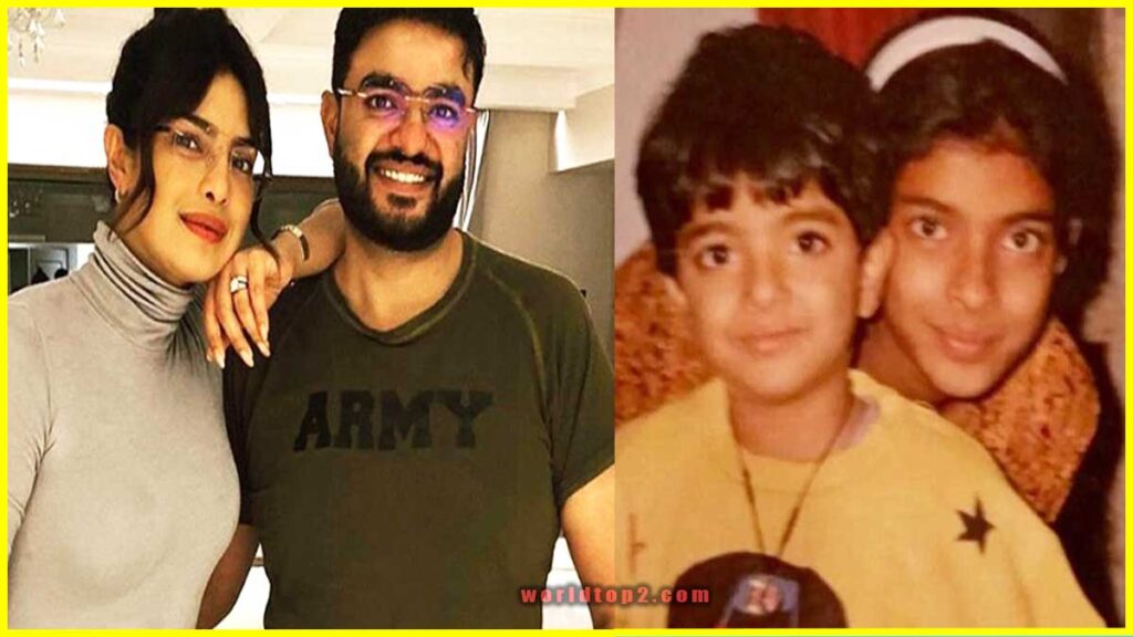 Priyanka Chopra with her brother