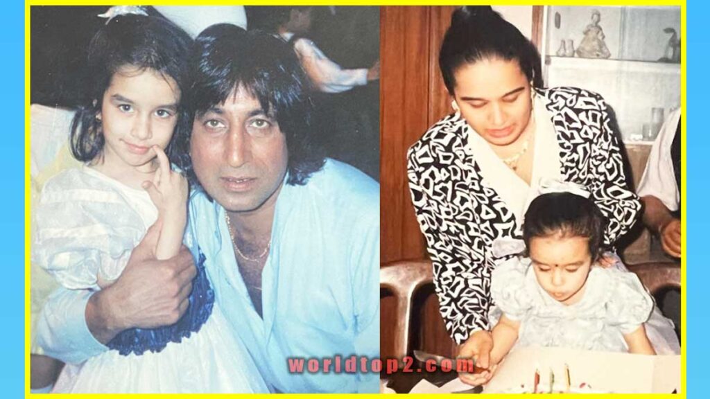 Shraddha Kapoor with her father and mother