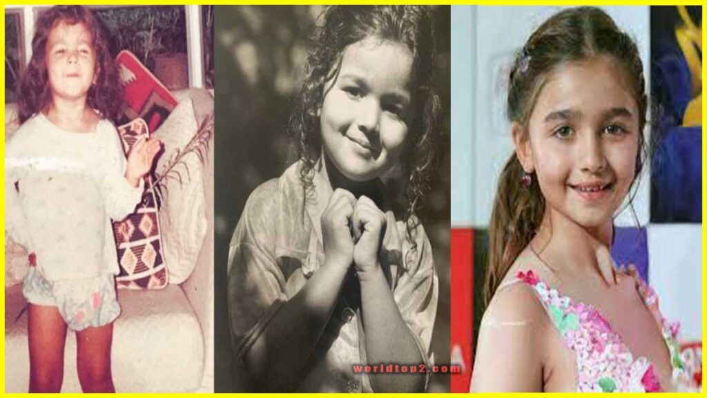 alia bhatt childhood childhood photo