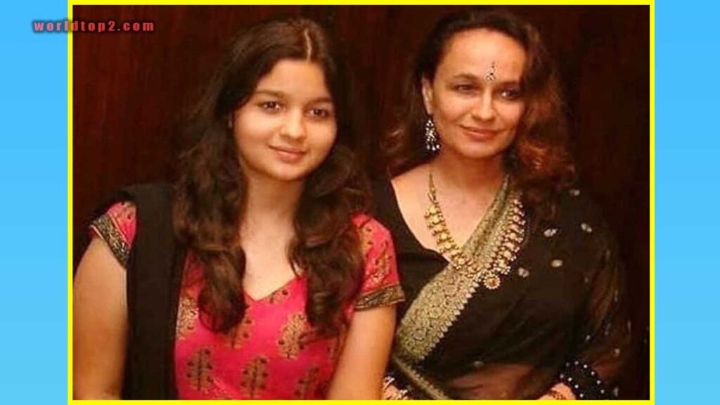 alia bhatt young photo with her mother