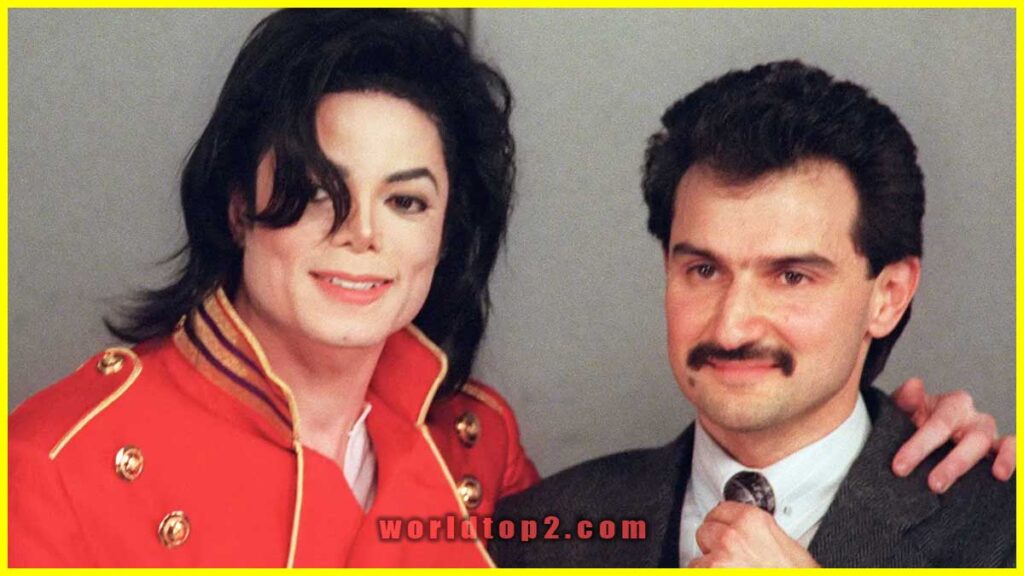Al Waleed bin Talal Al Saud with michael jackson