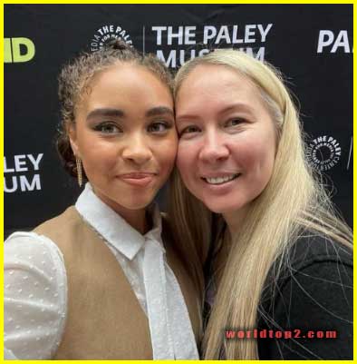 Bailey Bass with her mother