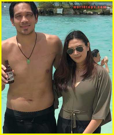 June Mar Fajardo with Aerieal Patnongon