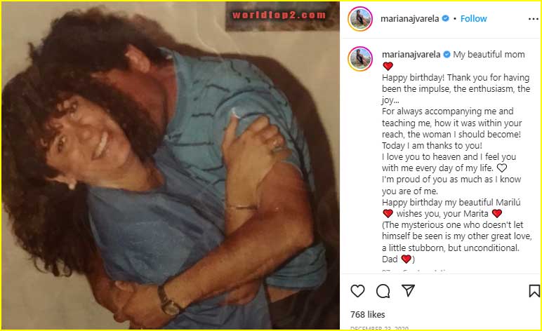 Mariana Varela parents