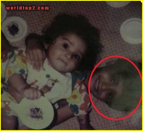 Sohael Khaturiya childhood photo with his sister