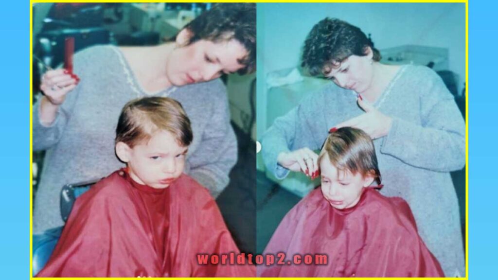 Alex Hefner childhood photo