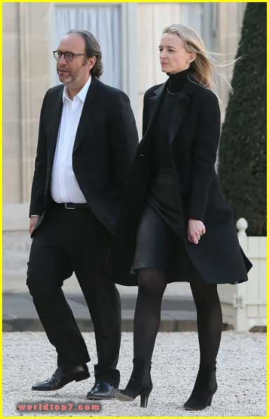 Delphine Arnault with her husband