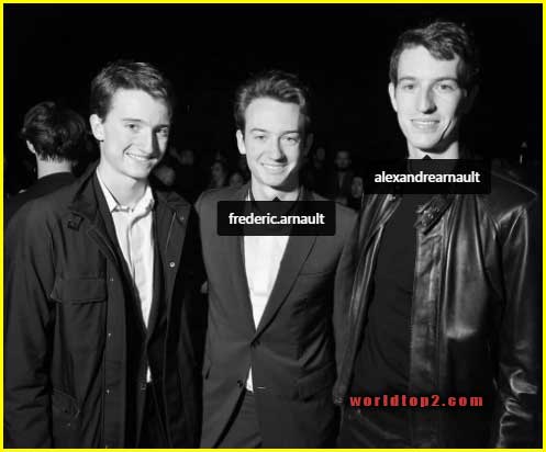 Jean Arnault with his brothers