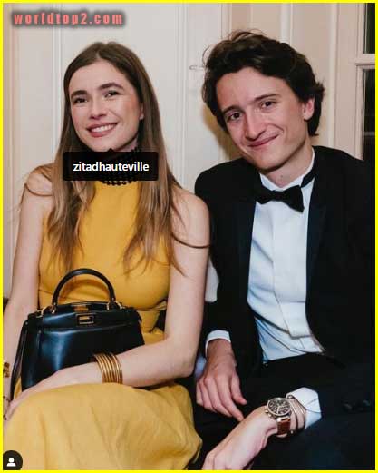 Jean Arnault with his girlfriend