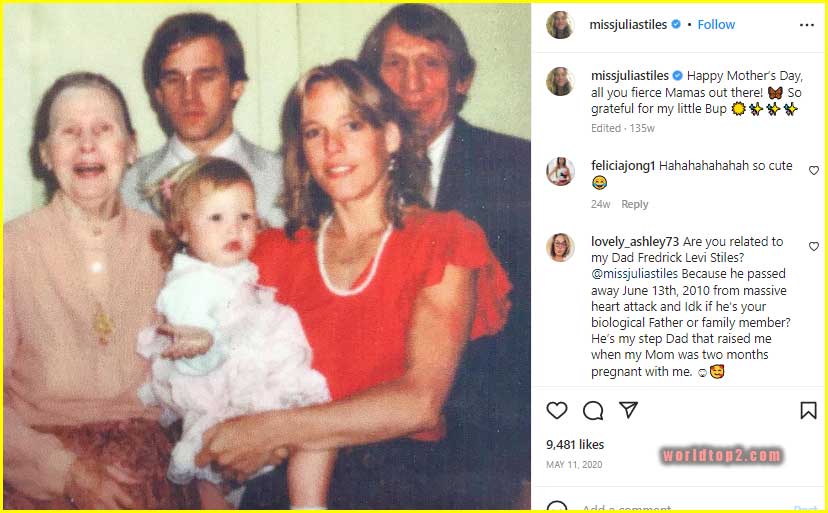 Julia Stiles childhood photo