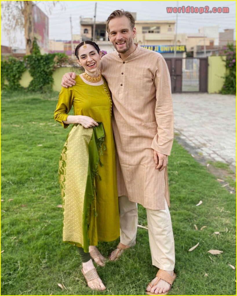 Karl Rock with his wife