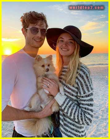 willow hand with her boyfriend Josh Knight