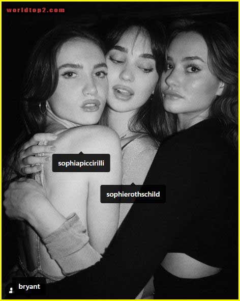 Johnny Sequoyah with her friends