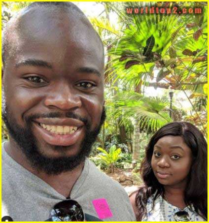 Joy Sunday with her brother