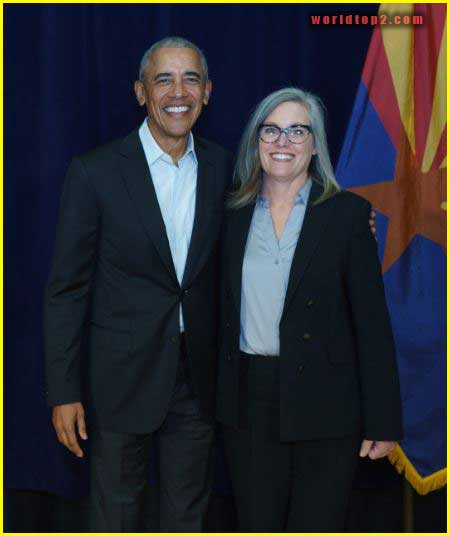 Katie Hobbs with barack obama