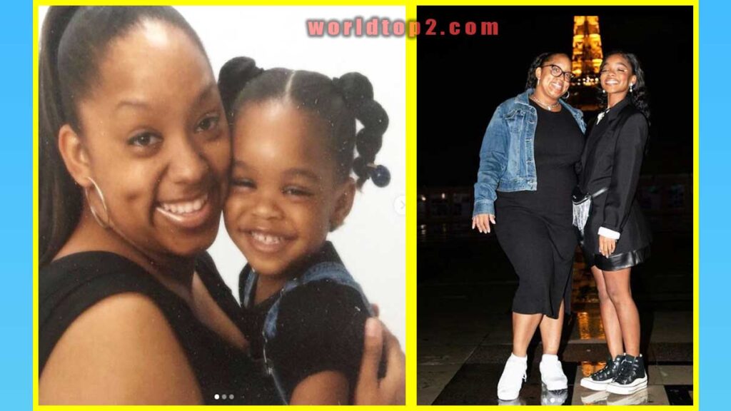 Marsai Martin with her mother