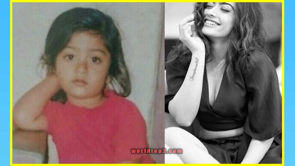 Rashmika Mandanna childhood photo