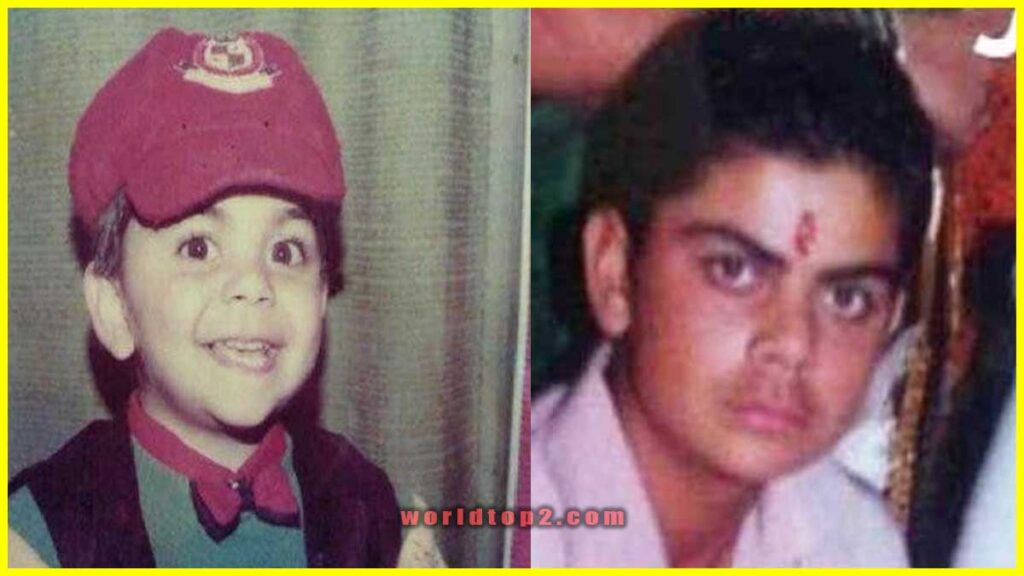 Virat Kohli childhood photo