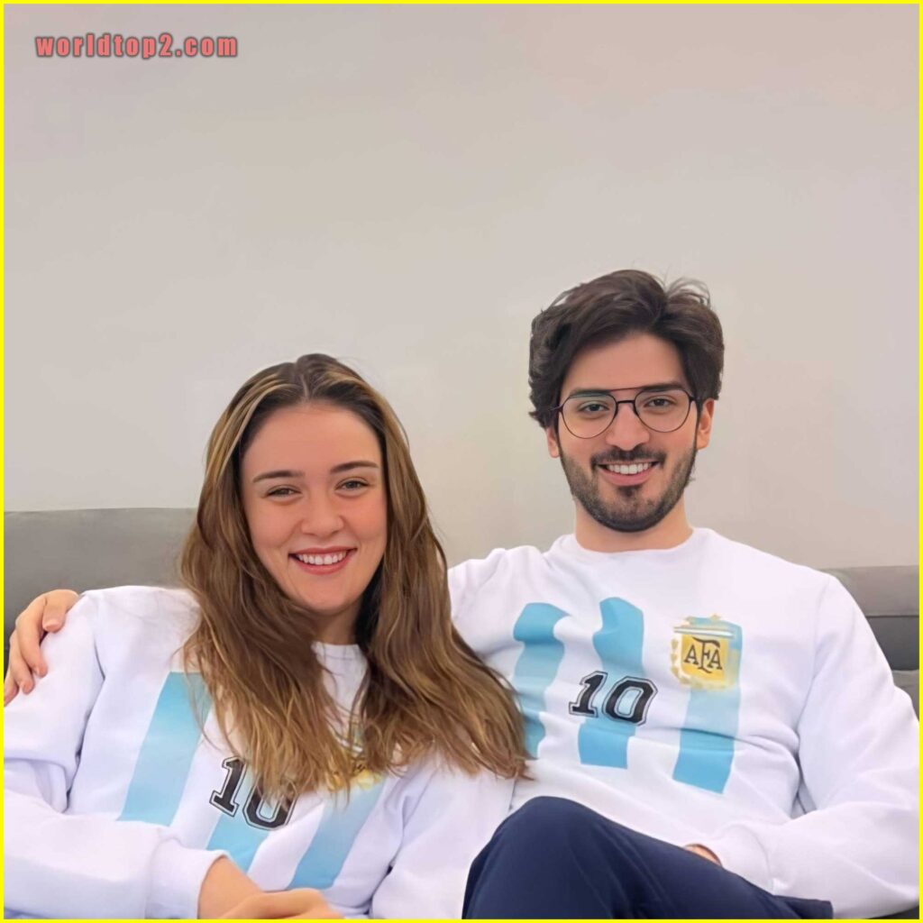 Zehra Güneş with her boyfriend