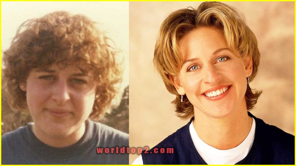 ellen degeneres teenage young photo