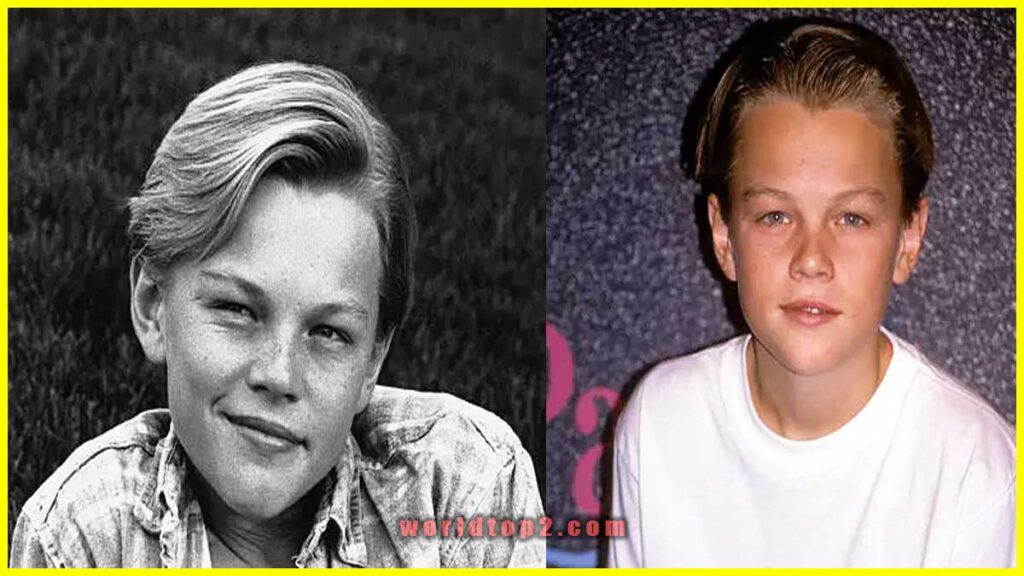 Leonardo DiCaprio childhood photo