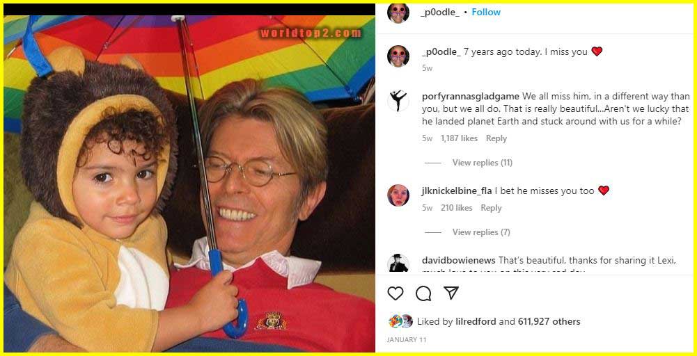 Alexandria Zahra jones childhood photo with her late father