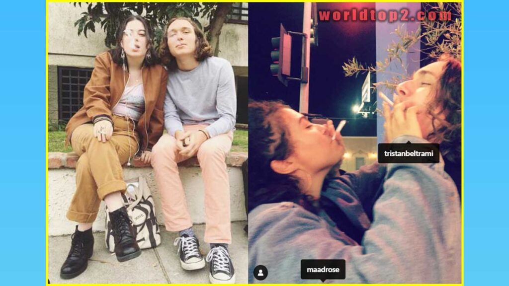 Alexandria Zahra jones with Tristan Beltrami