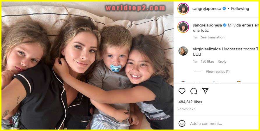 china suárez with her children