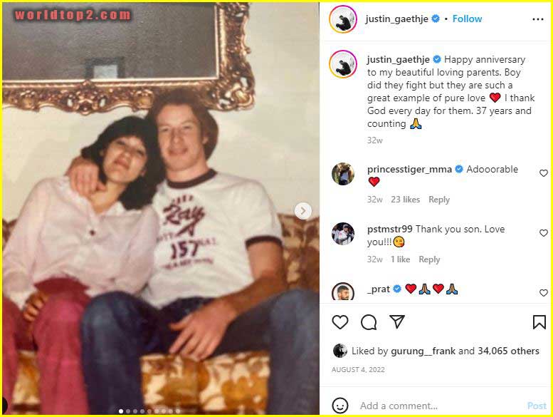 Justin Gaethje parents