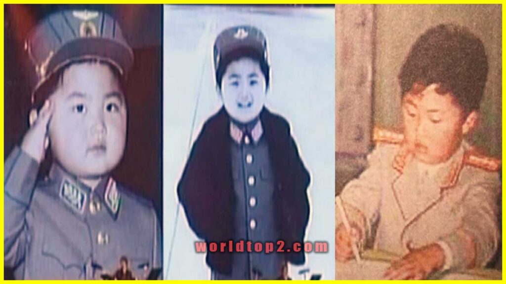 Kim Jong-un childhood photo